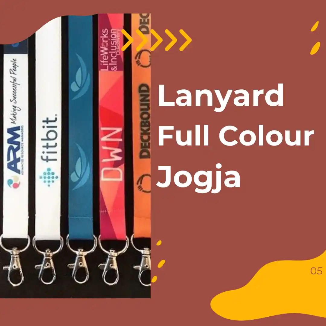 Cetak Tali Lanyard Full Color Jogja